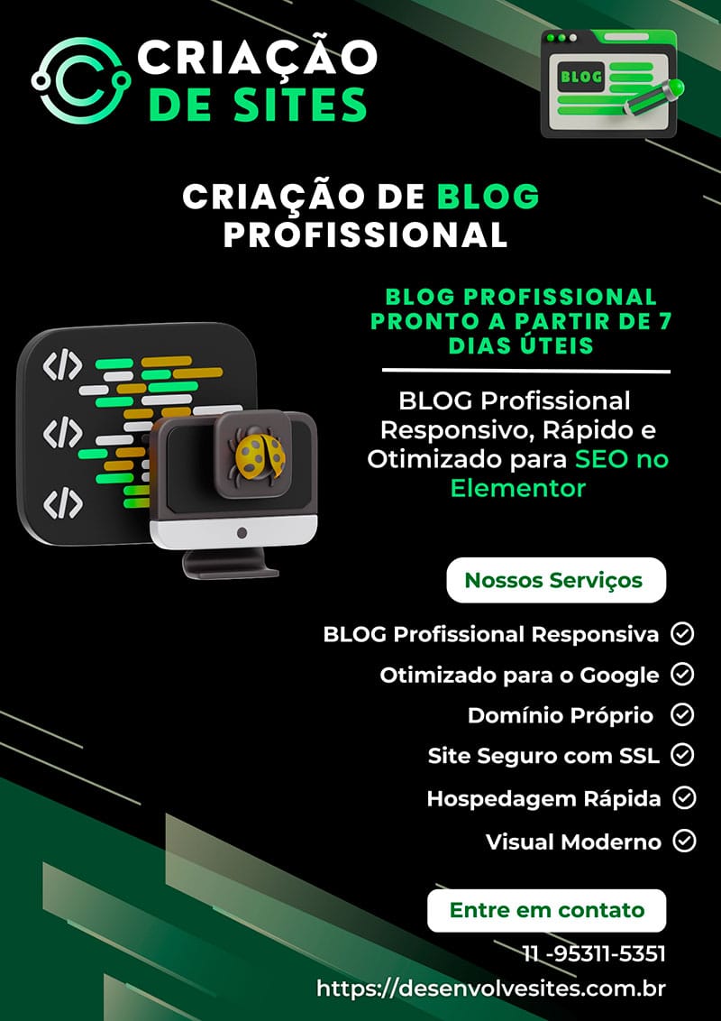 criação de BLOG Profissional em 2025