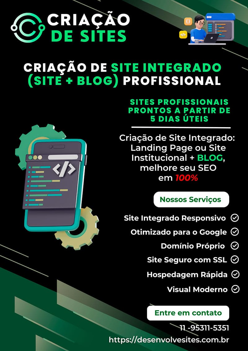 Criação de site junto com blog para alavancar SEO