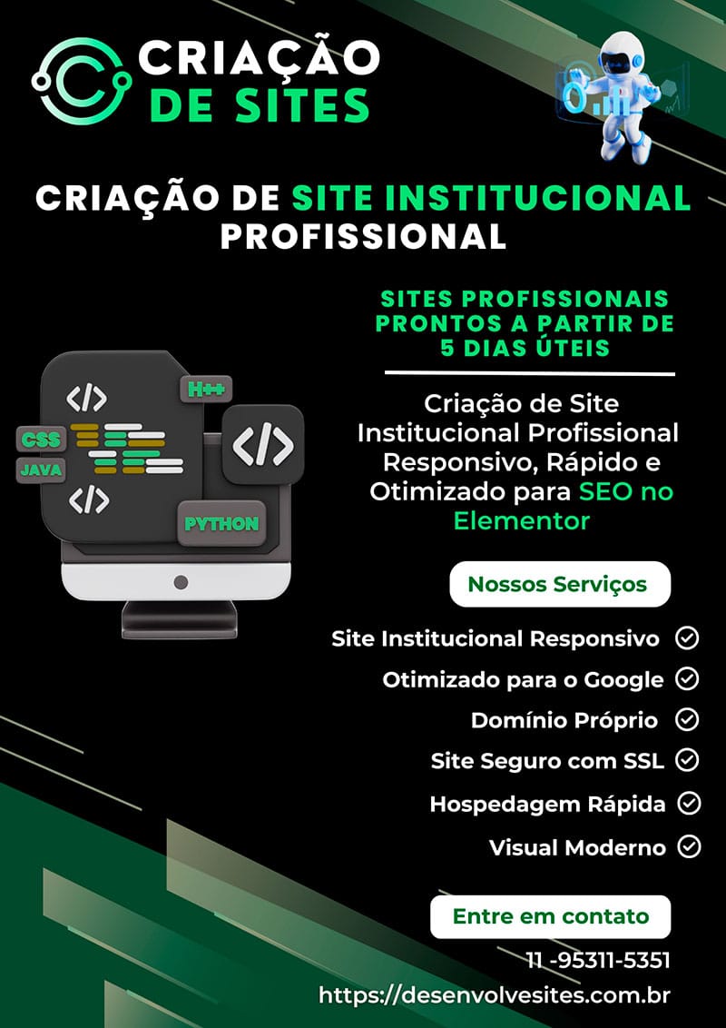 Criação de Site Institucional em 2025 profissional em wordpress