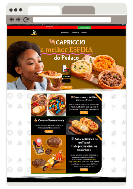 site capriccio esfihas