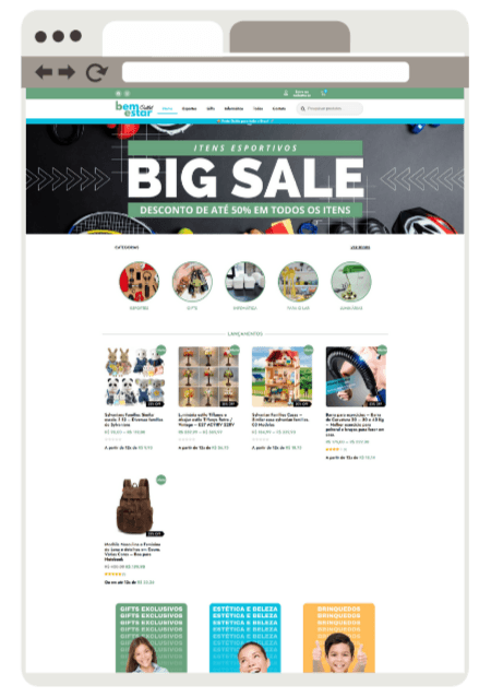 site loja bem estar outlet